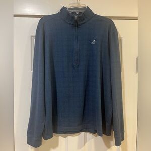 Johnnie-o Alabama navy half zip pullover